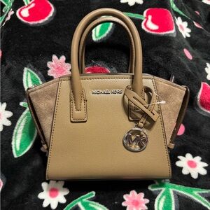 Micheal Kors Avril Extra-Small Leather Satchel